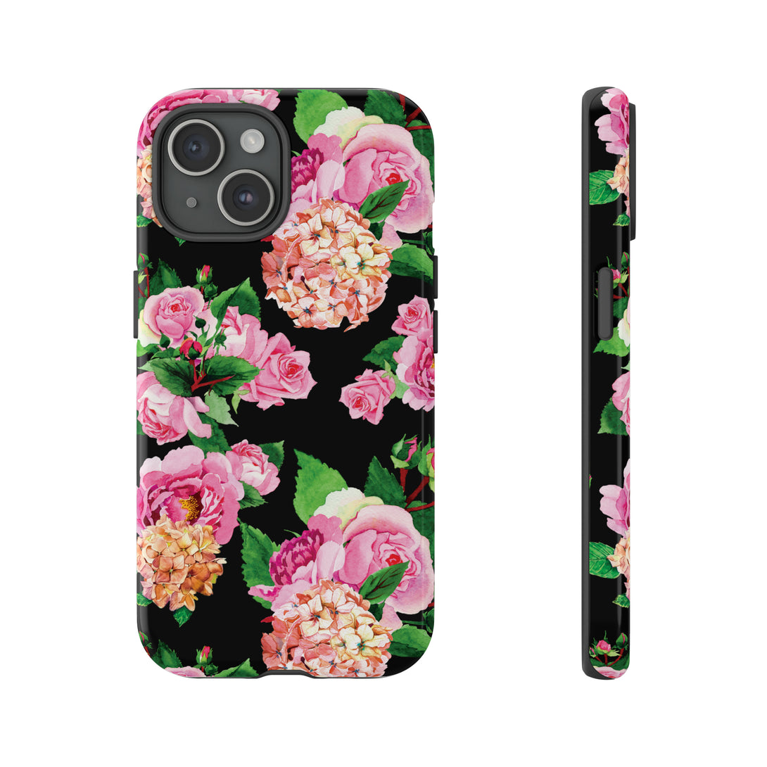 Sweet Wendie Floral Phone Case Phone Case Restrained Grace iPhone 15 Glossy 