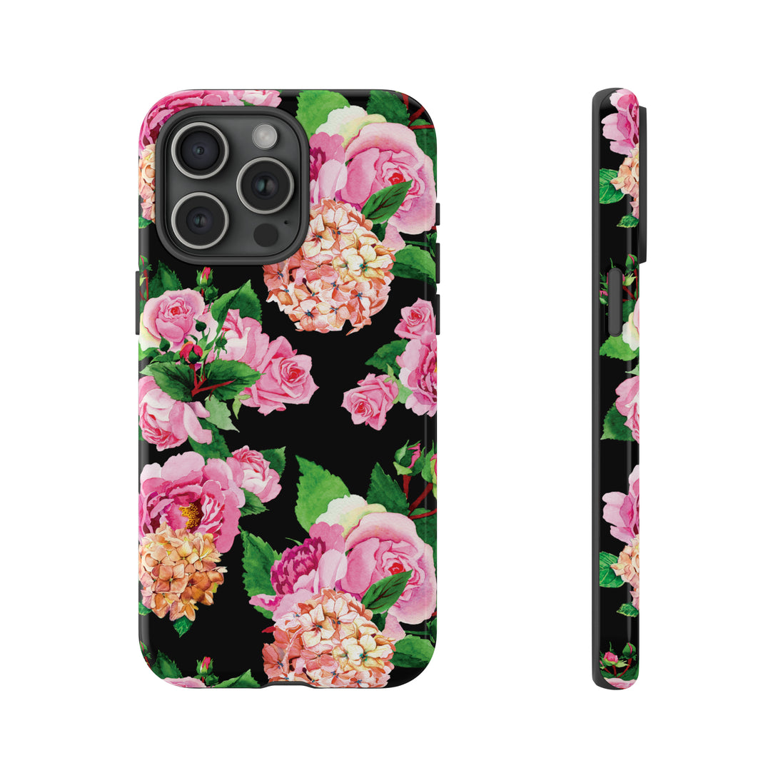 Sweet Wendie Floral Phone Case Phone Case Restrained Grace iPhone 15 Pro Max Glossy 