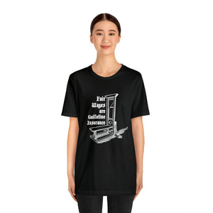 Guillotine Insurance Unisex T-Shirt T-Shirt Restrained Grace   