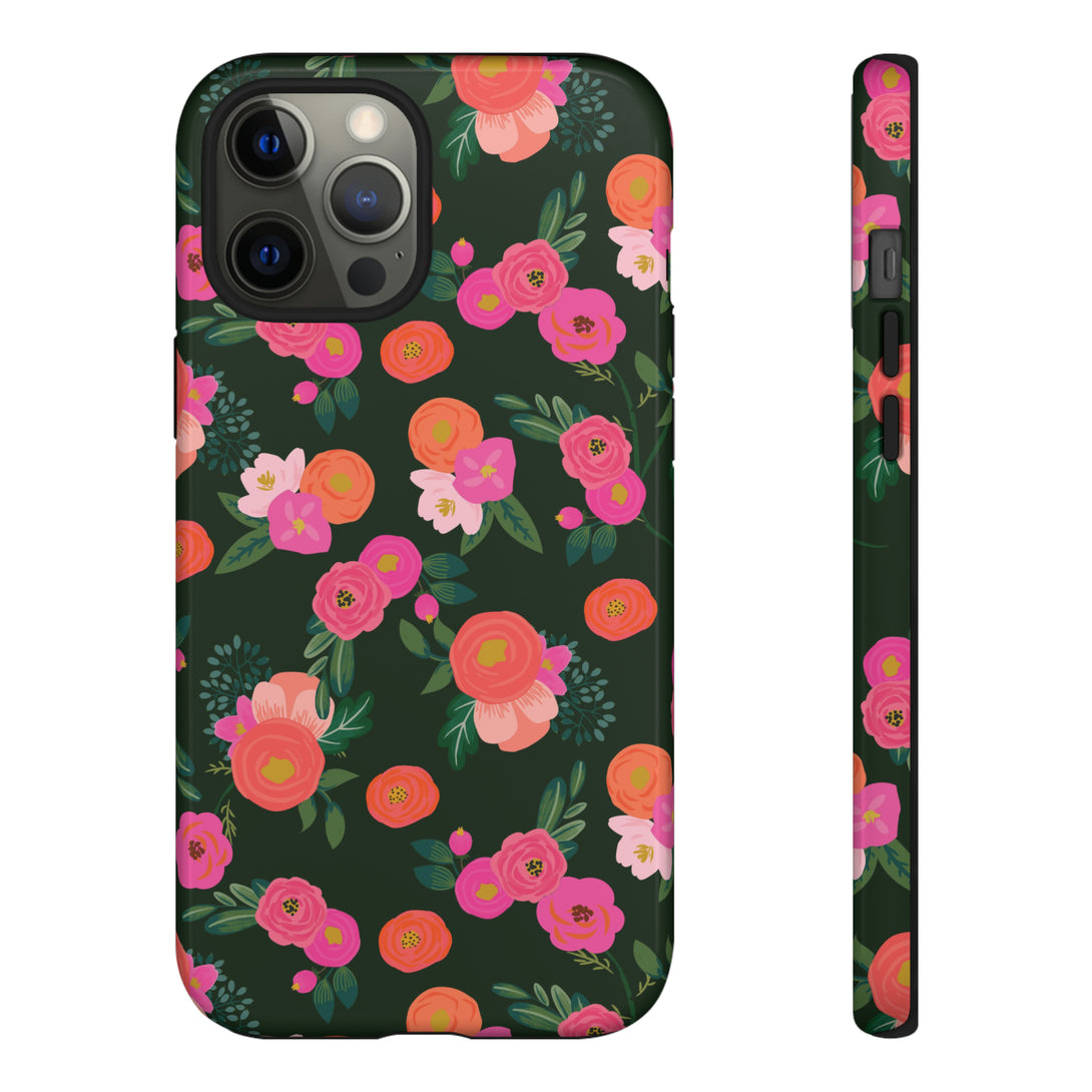 Miss Kit Floral Tough Phone Case Phone Case Restrained Grace   