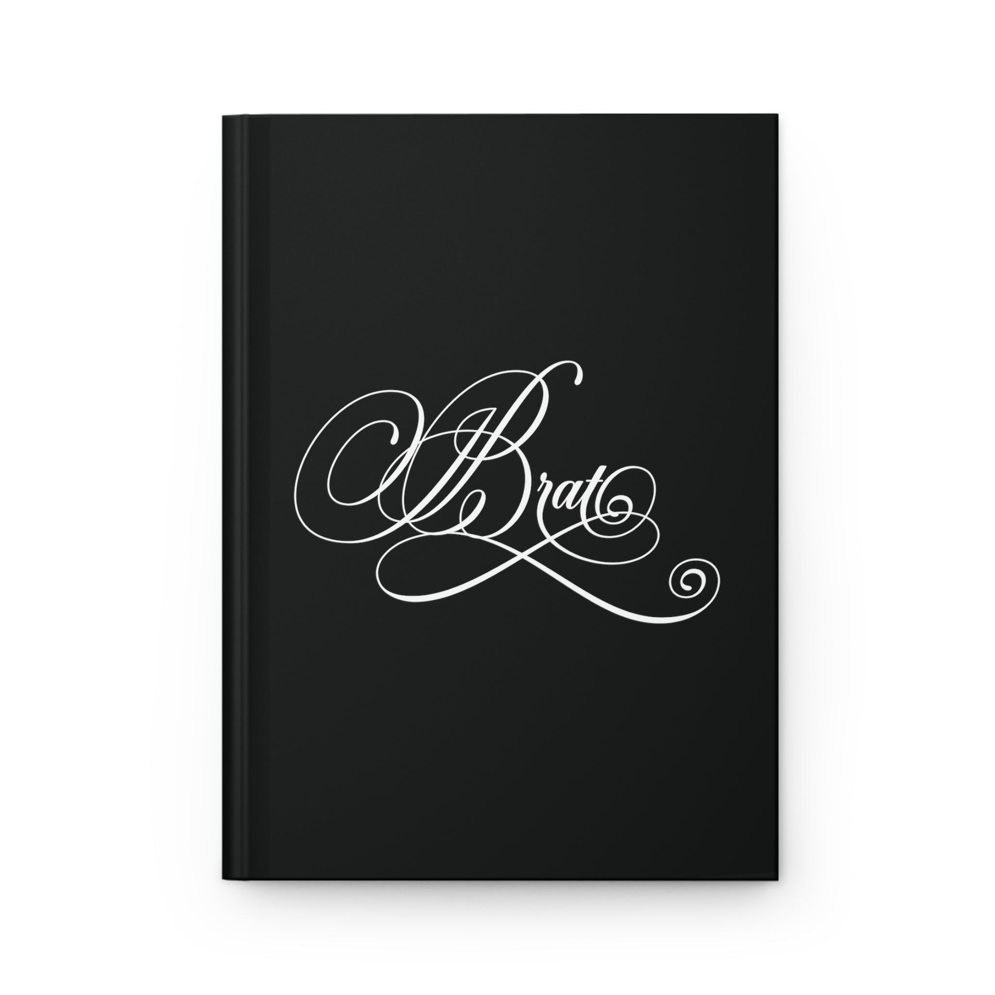 Brat Calligraphy Hardcover Journal Journal Restrained Grace Journal  