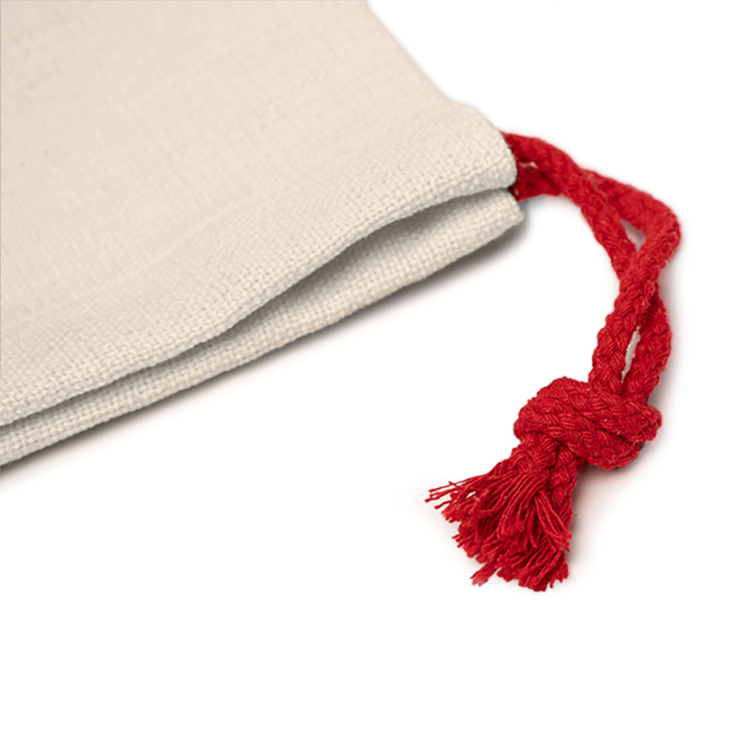 Blessed Yule Linen Gift Bag - 20" x 26" Gift Wrap Restrained Grace   
