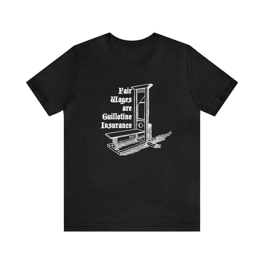 Guillotine Insurance Unisex T-Shirt T-Shirt Restrained Grace Black S 