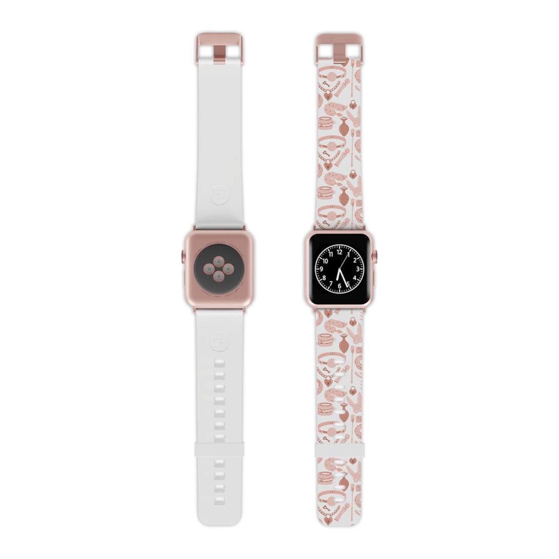 Blush Pink Kink Apple Watch Band Tech Accessories Restrained Grace   