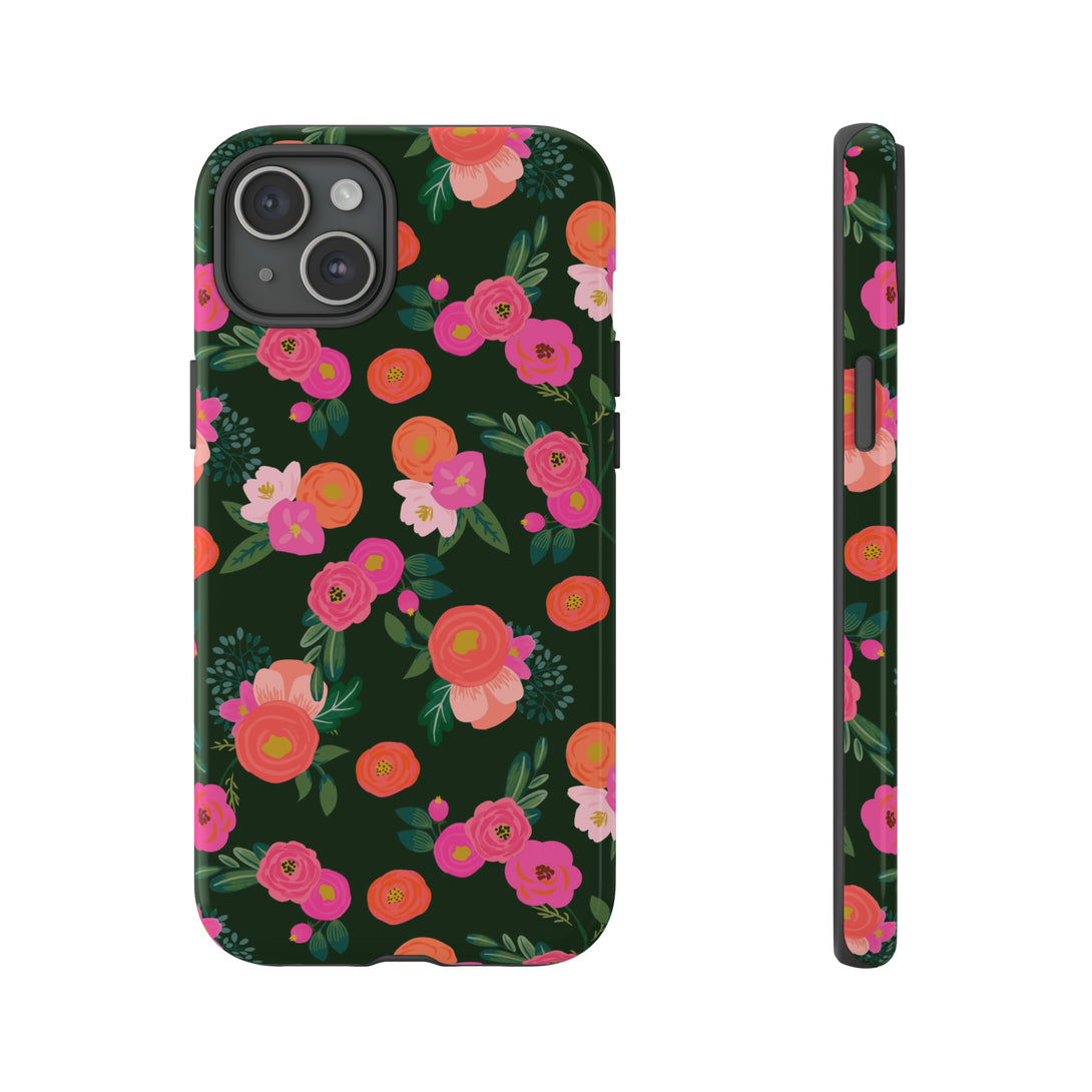 Miss Kit Floral Tough Phone Case Phone Case Restrained Grace   