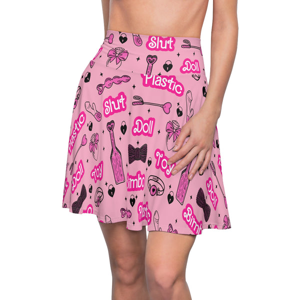 Bimbo Doll Fetish Skater Skirt Skirt Restrained Grace 2XL 4 oz. 