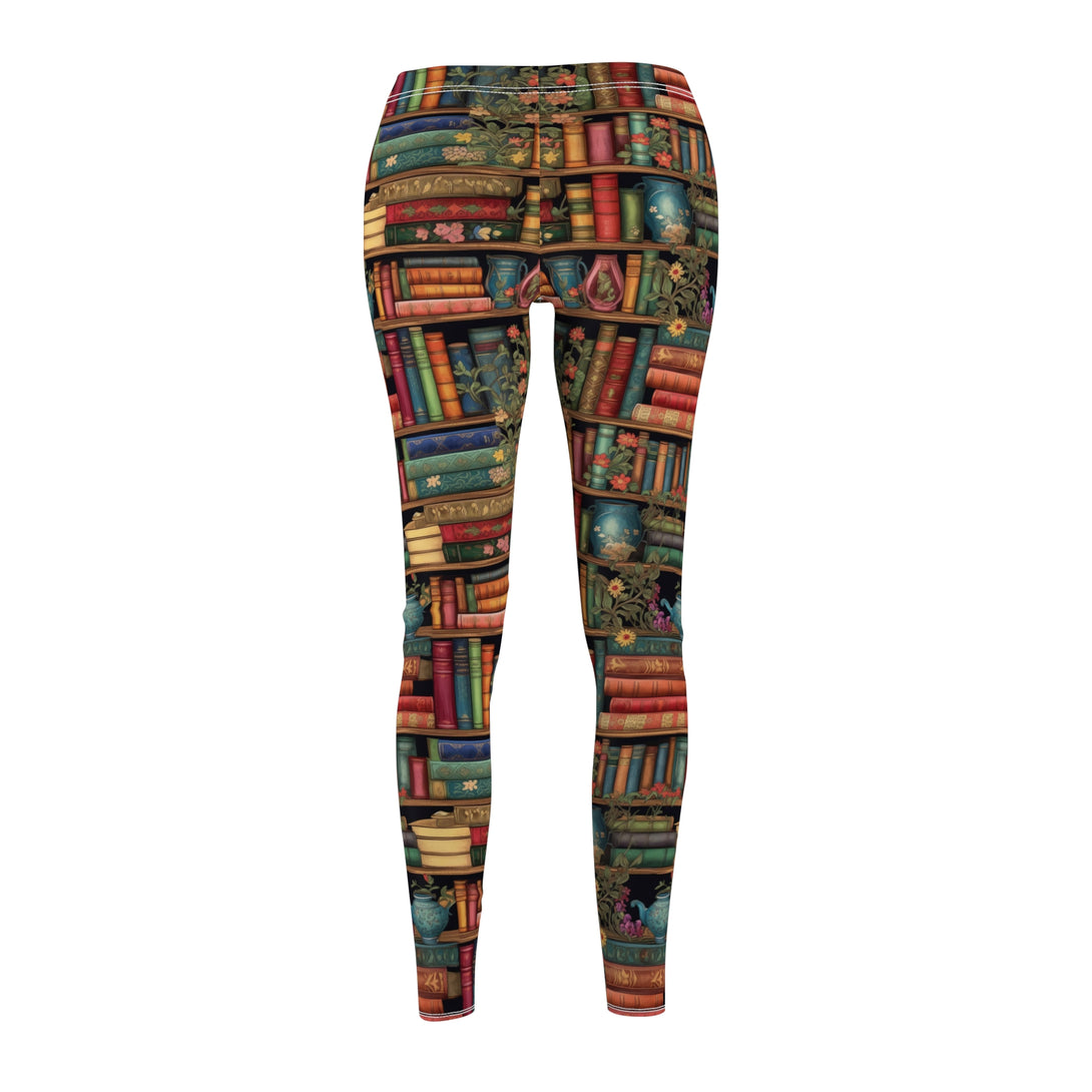 Beautiful Bookshelf Soft Touch Leggings Leggings Restrained Grace   