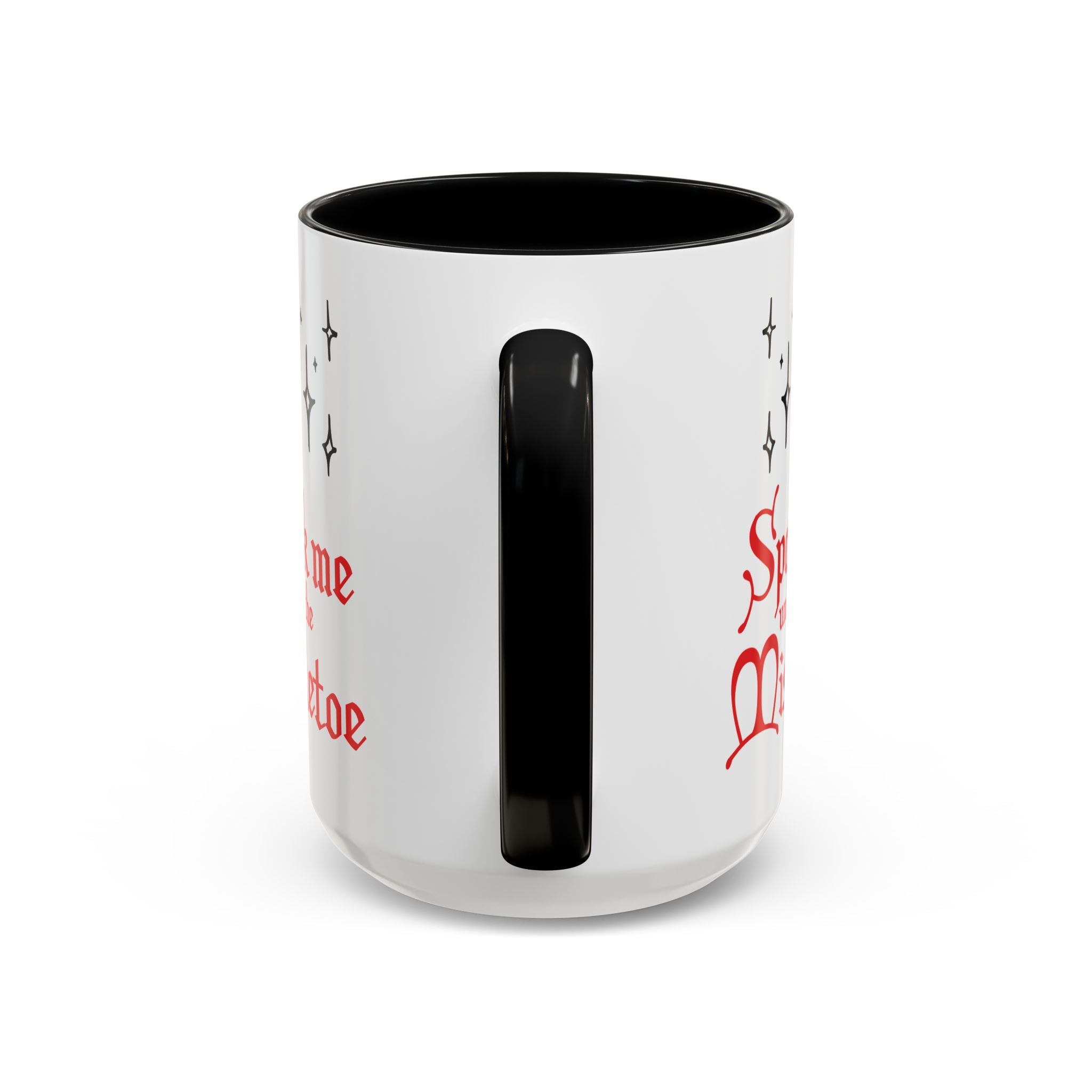 Spank Me Under the Mistletoe - Retro Christmas Mug Mug Restrained Grace   