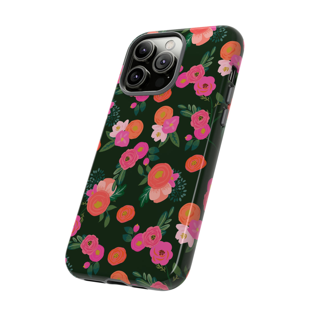 Miss Kit Floral Tough Phone Case Phone Case Restrained Grace   