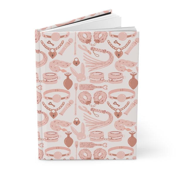 Blush Pink Kink Hardcover Journal Journal Restrained Grace Journal  