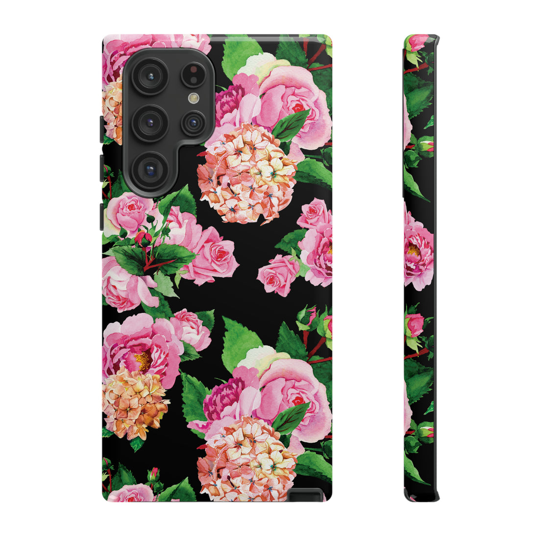 Sweet Wendie Floral Phone Case Phone Case Restrained Grace Samsung Galaxy S22 Ultra Glossy 
