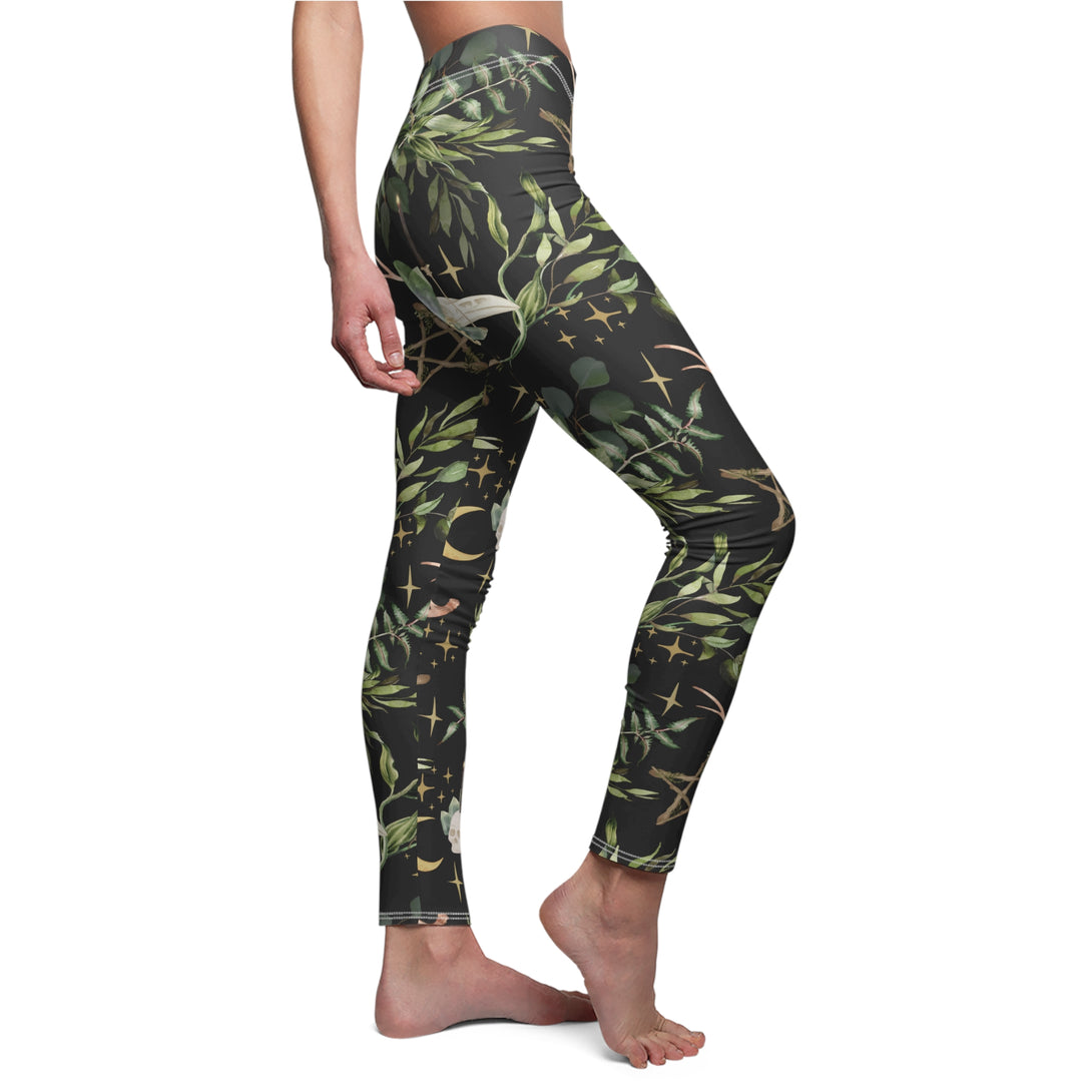Blessed Yule Soft Touch Leggings Leggings Restrained Grace   