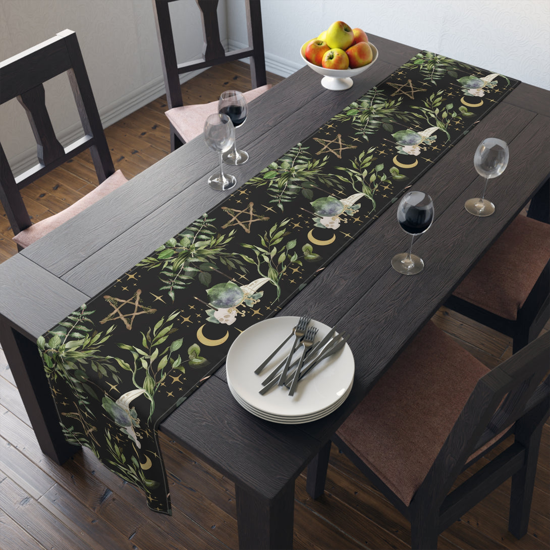 Yuletide Greenery Table Runner Holiday Decor Restrained Grace   