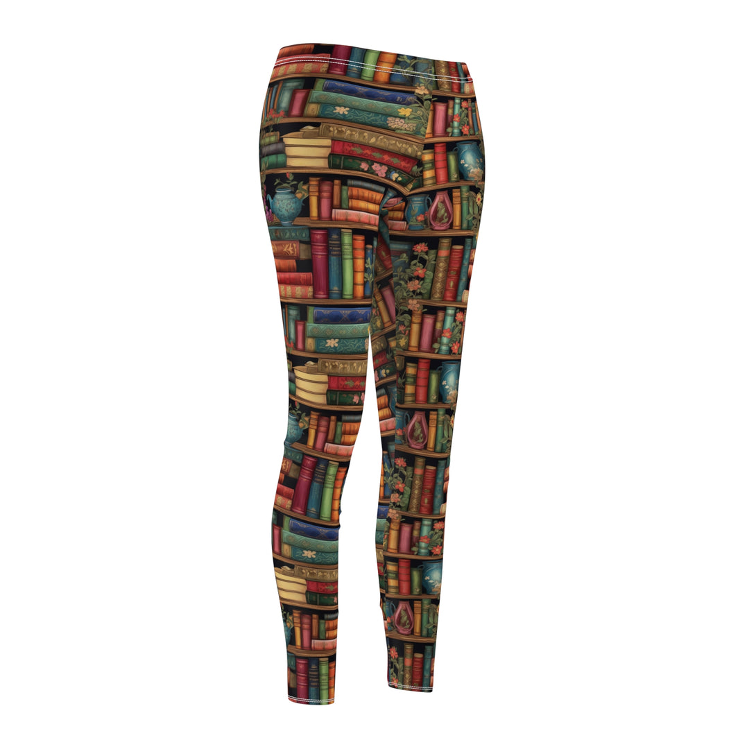 Beautiful Bookshelf Soft Touch Leggings Leggings Restrained Grace   