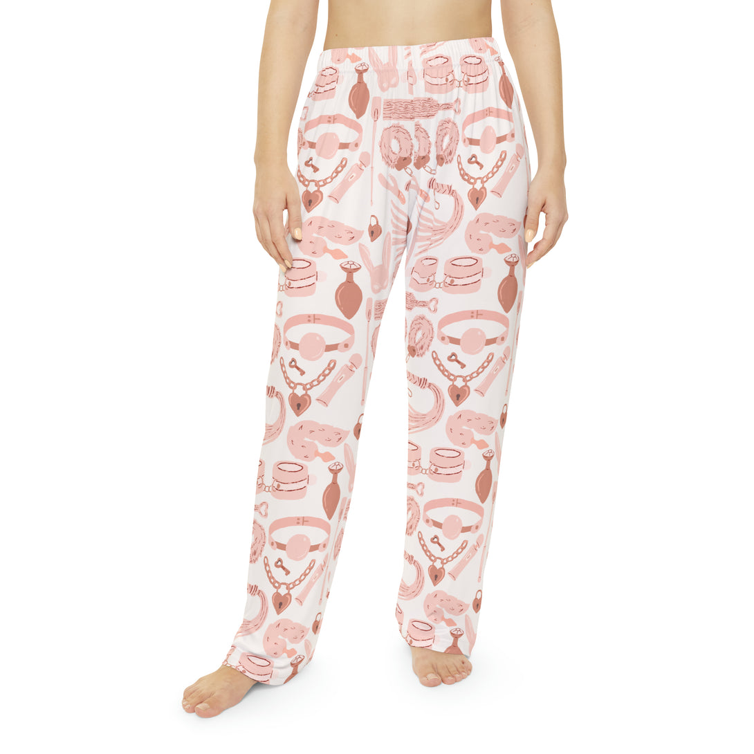 Blush Pink Kink Pajama Pants - up to 6X Loungewear Restrained Grace XS  