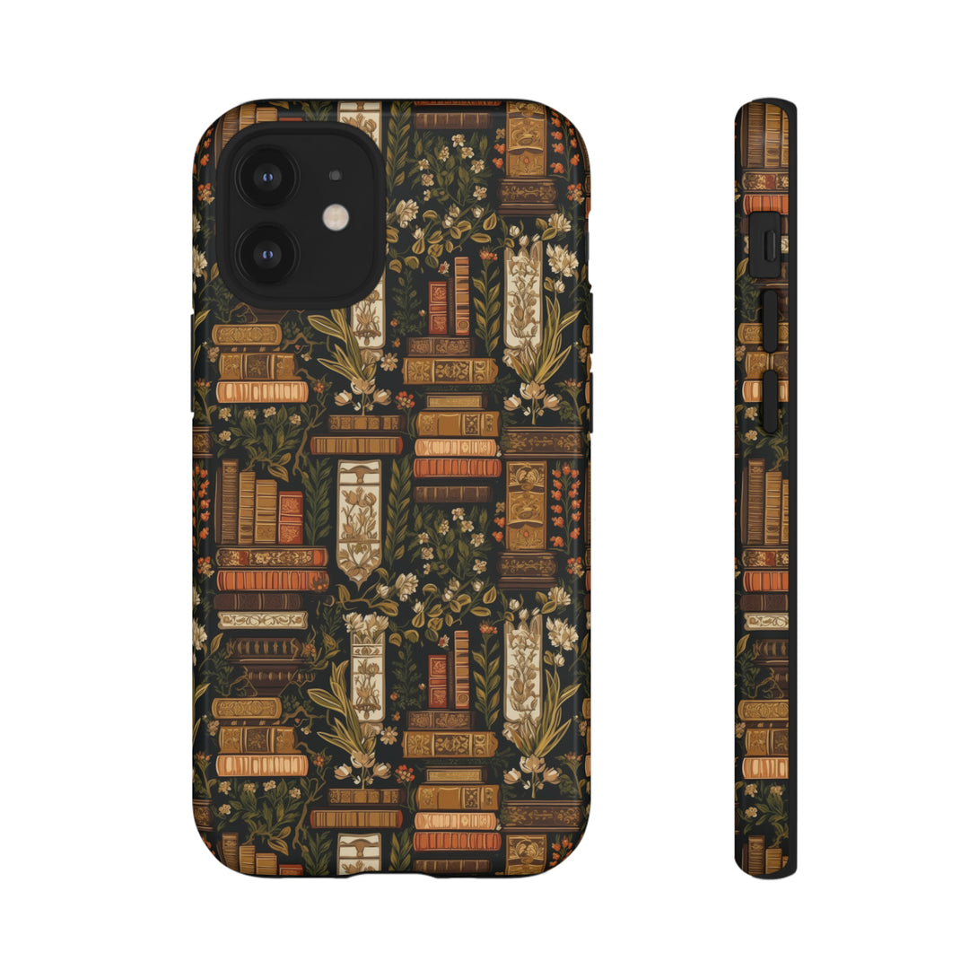 Dark Academia Floral Phone Case Phone Case Restrained Grace   