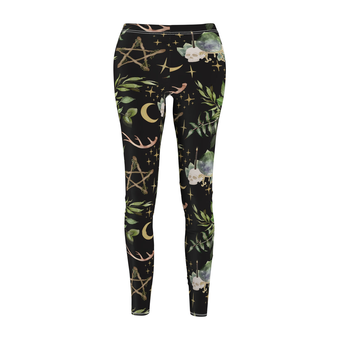 Blessed Yule Soft Touch Leggings Leggings Restrained Grace   