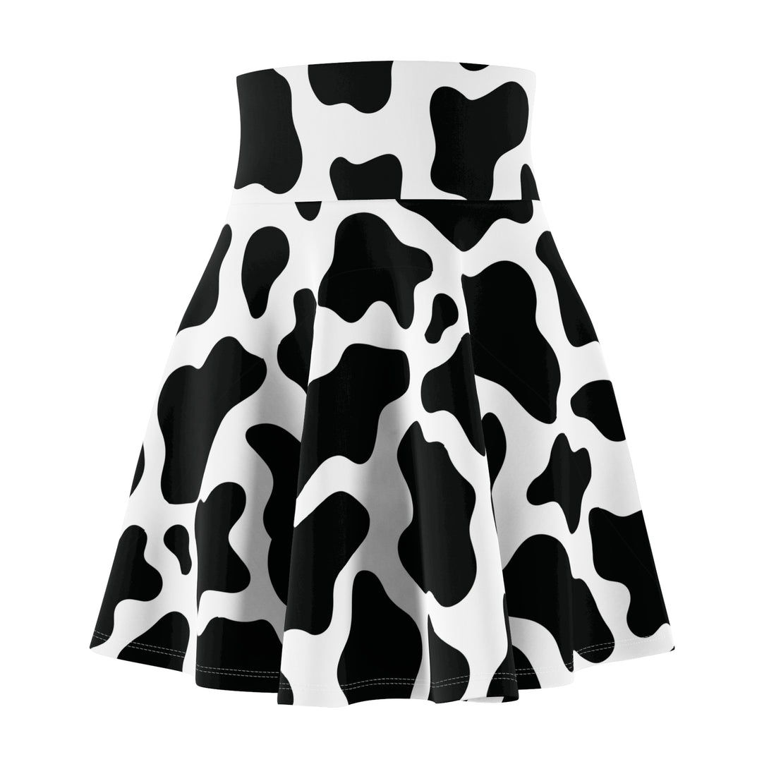 Cow Print Swing Skirt Skirt Restrained Grace   