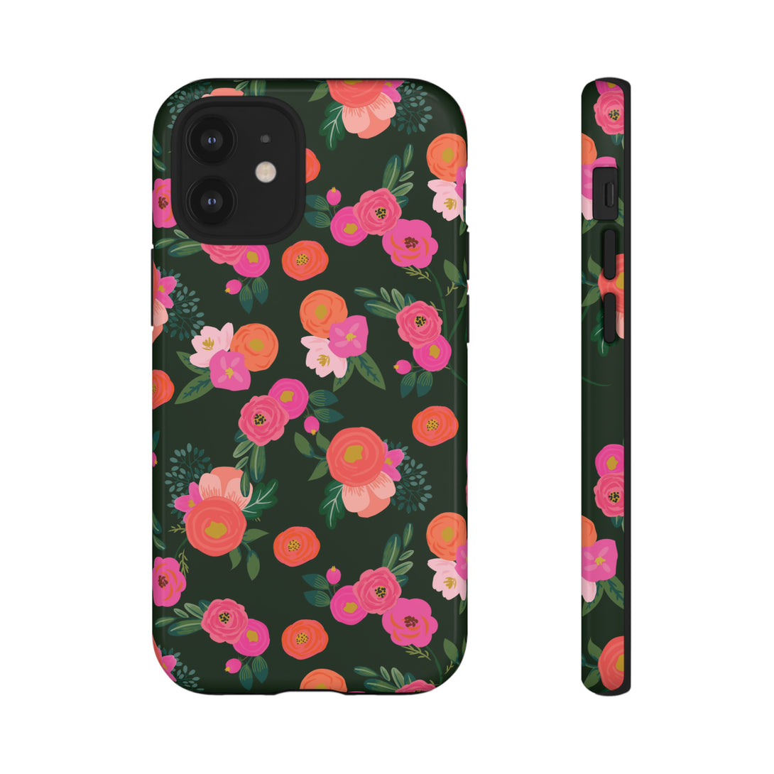 Miss Kit Floral Tough Phone Case Phone Case Restrained Grace   