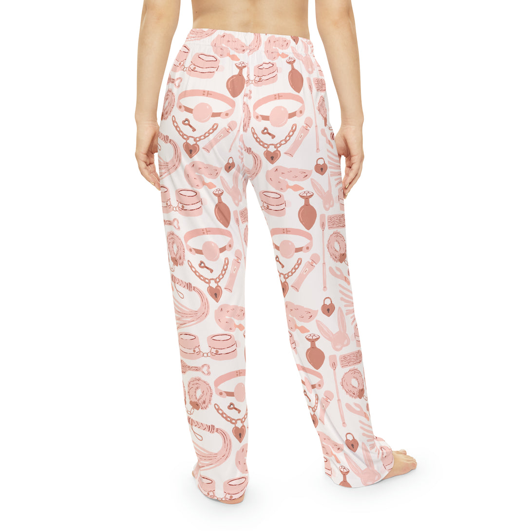 Blush Pink Kink Pajama Pants - up to 6X Loungewear Restrained Grace   
