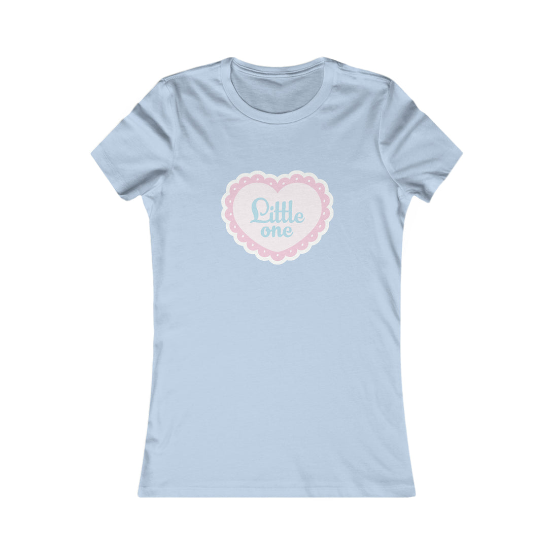 Little One - Baby Blue Femme Fit T-Shirt T-Shirt Restrained Grace S Baby Blue 