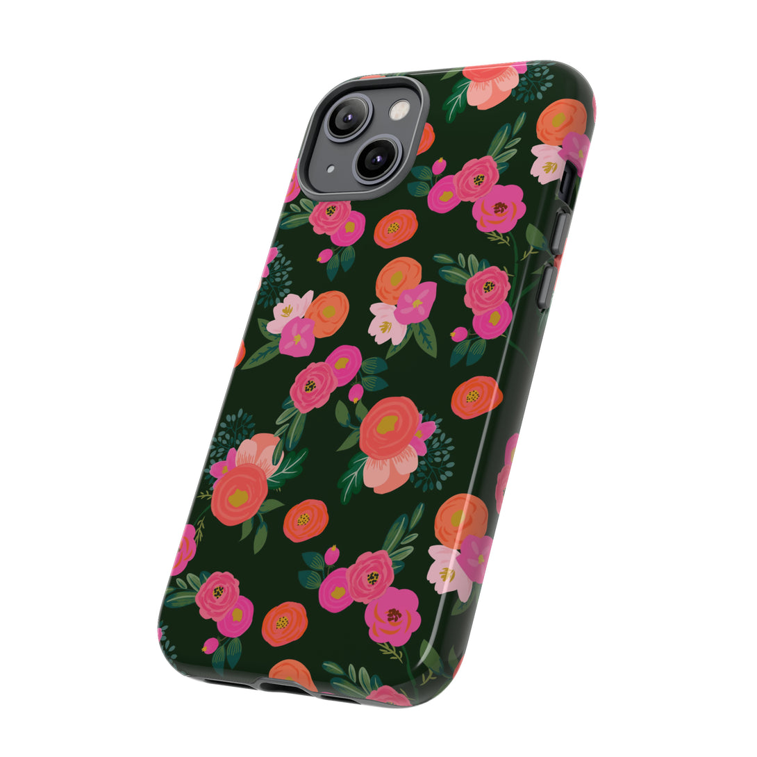 Miss Kit Floral Tough Phone Case Phone Case Restrained Grace   