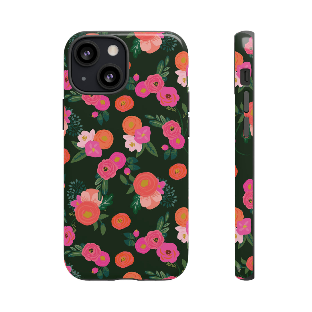 Miss Kit Floral Tough Phone Case Phone Case Restrained Grace   