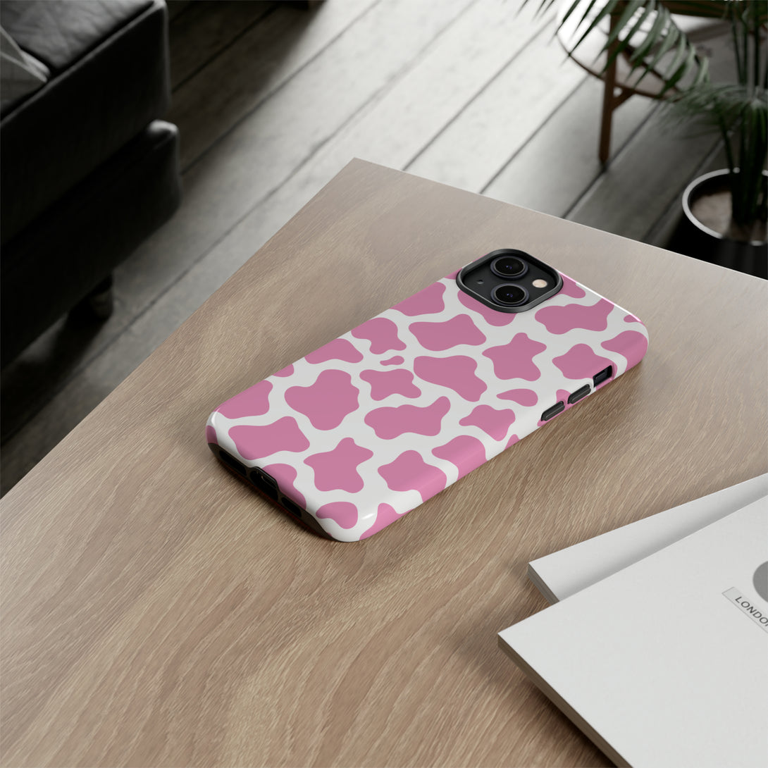 Pink Cow Phone Case Phone Case Restrained Grace   