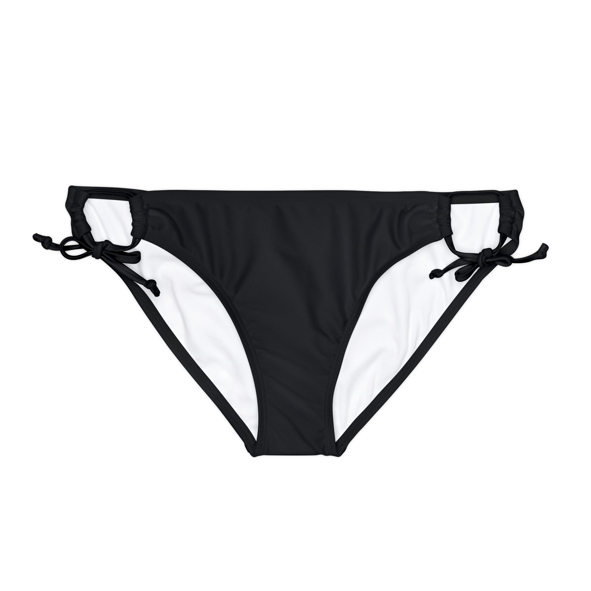 Brat Calligraphy Tie Side Bikini Bottom Swimwear Restrained Grace   
