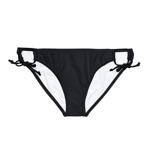 Brat Calligraphy Tie Side Bikini Bottom Swimwear Restrained Grace   