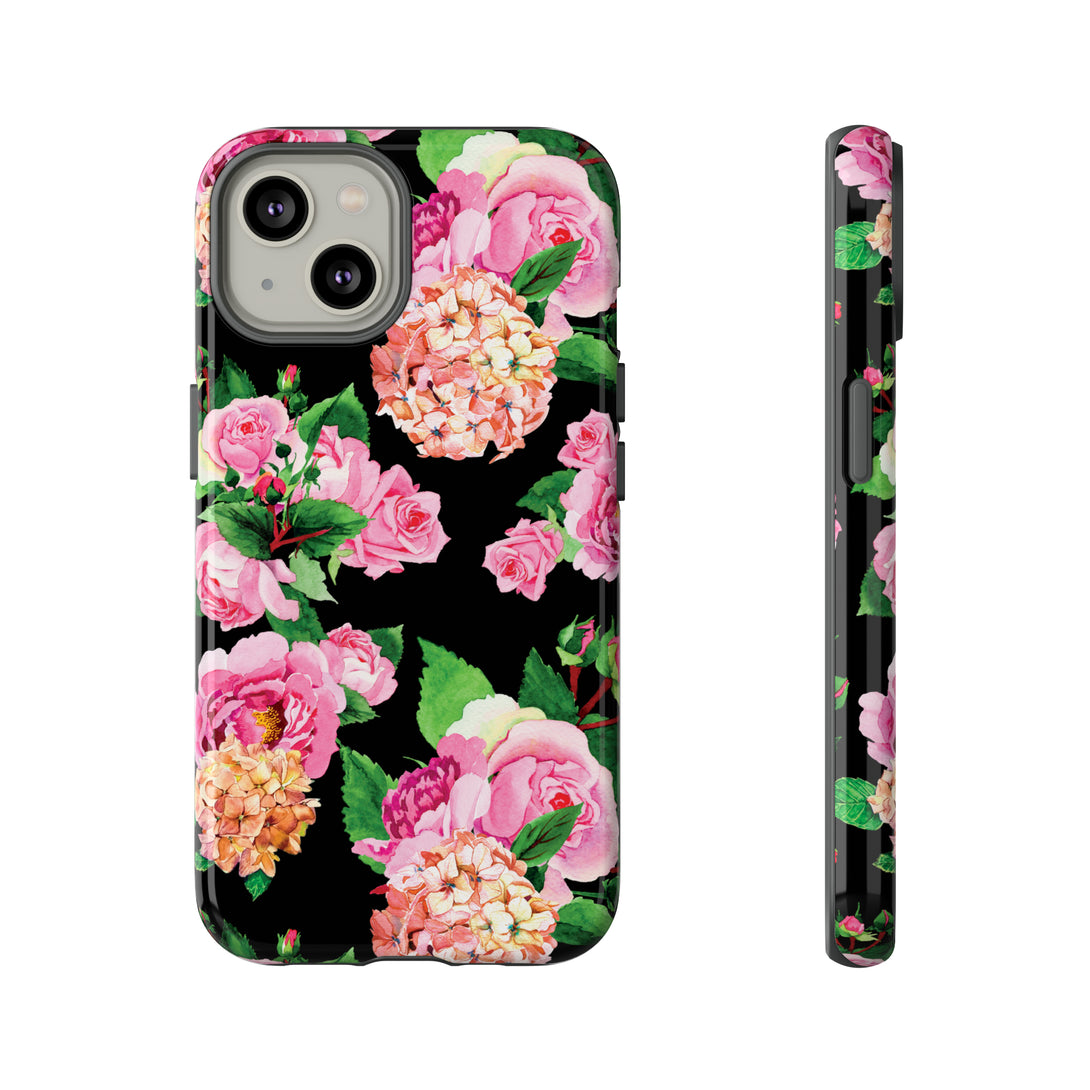 Sweet Wendie Floral Phone Case Phone Case Restrained Grace iPhone 14 Glossy 