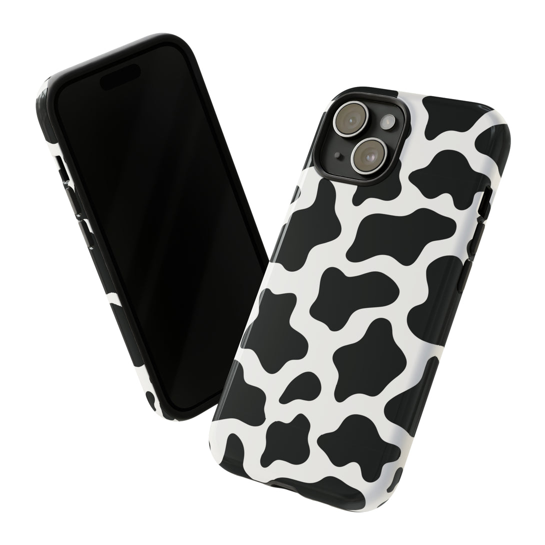 Cow Print Phone Case Phone Case Restrained Grace iPhone 15 Glossy 