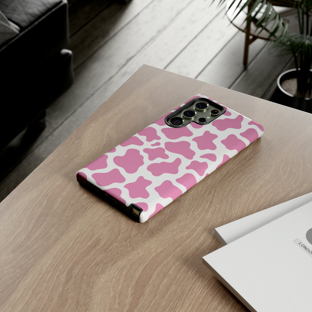 Pink Cow Phone Case Phone Case Restrained Grace   