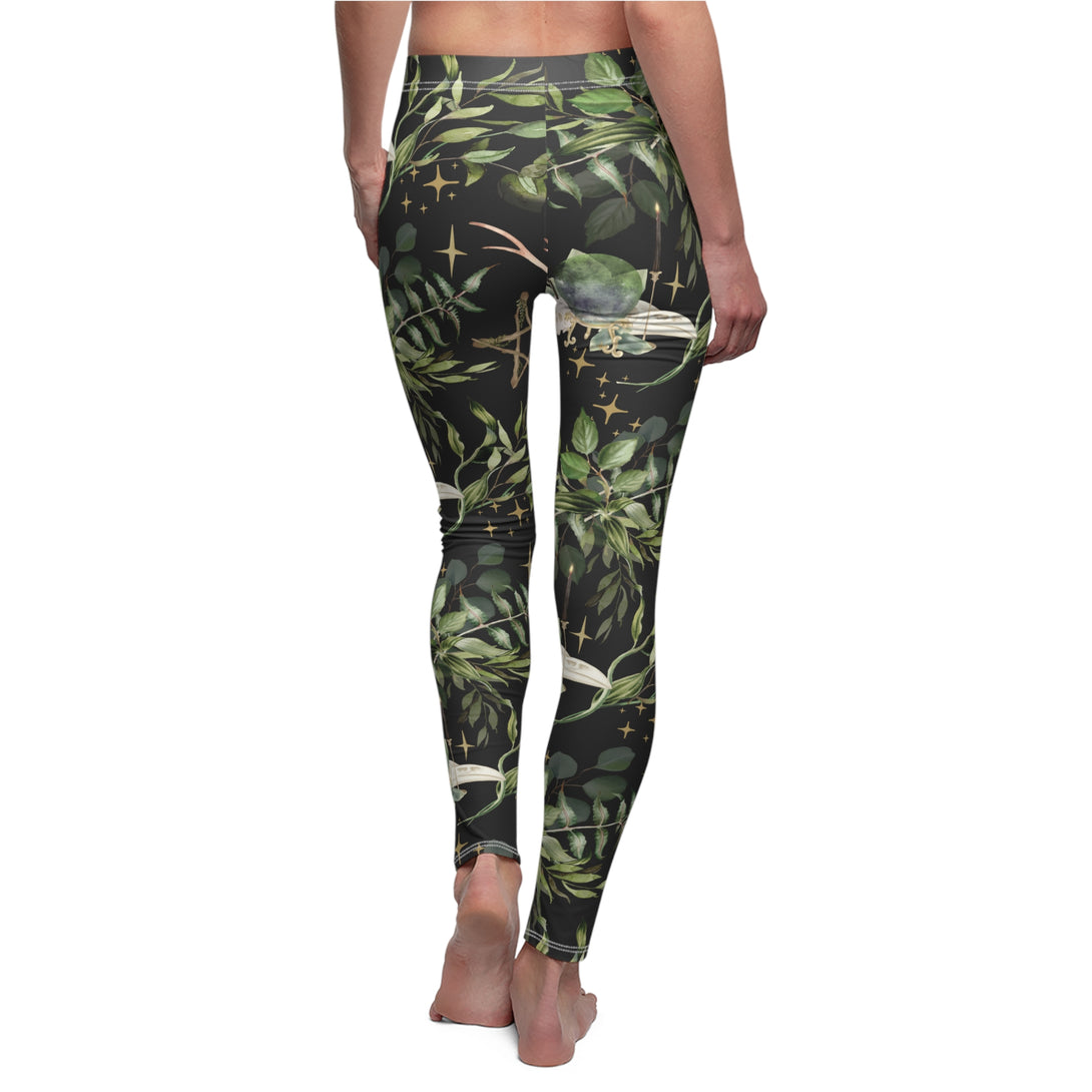 Blessed Yule Soft Touch Leggings Leggings Restrained Grace   
