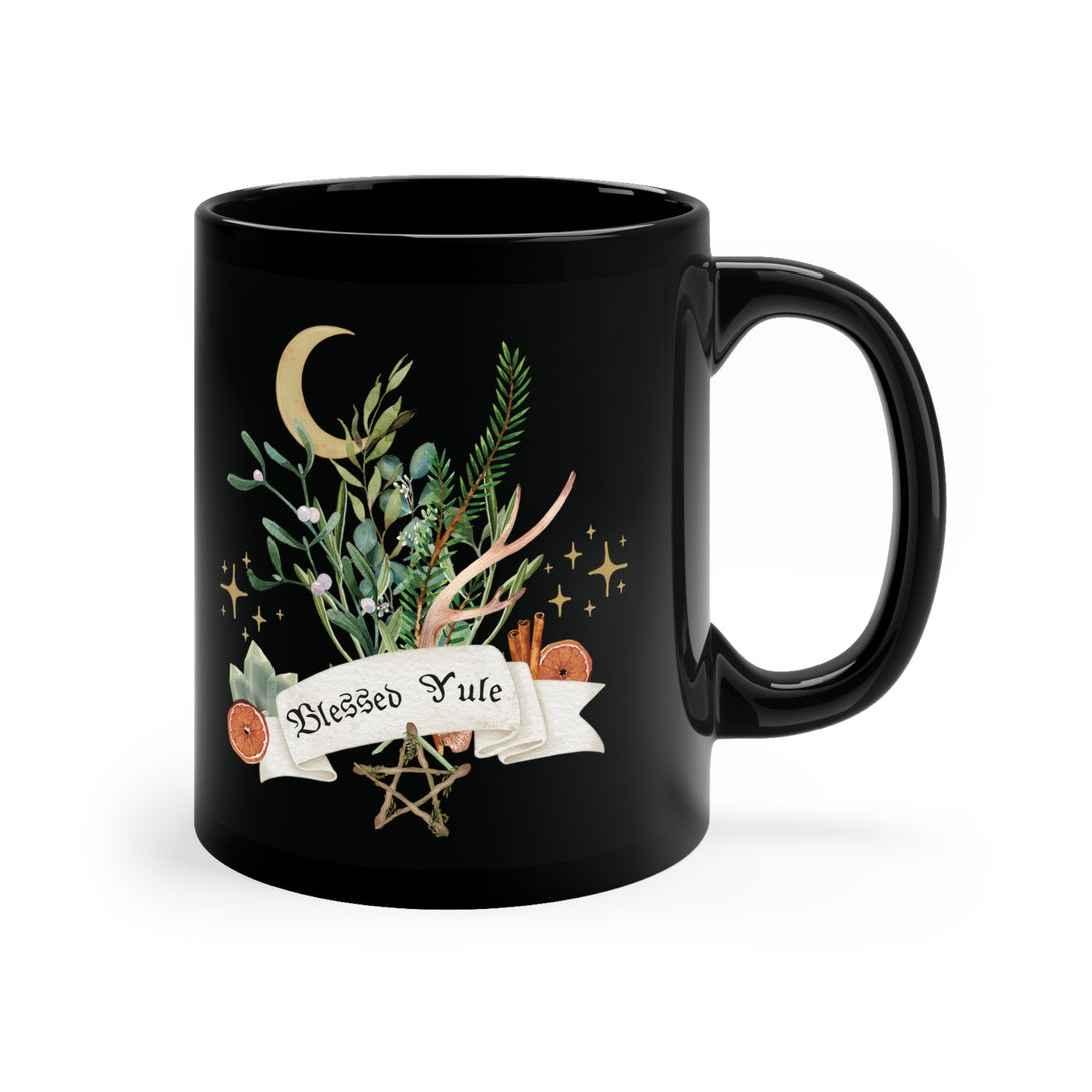 Blessed Yule Mug - 11oz Mug Restrained Grace 11oz  