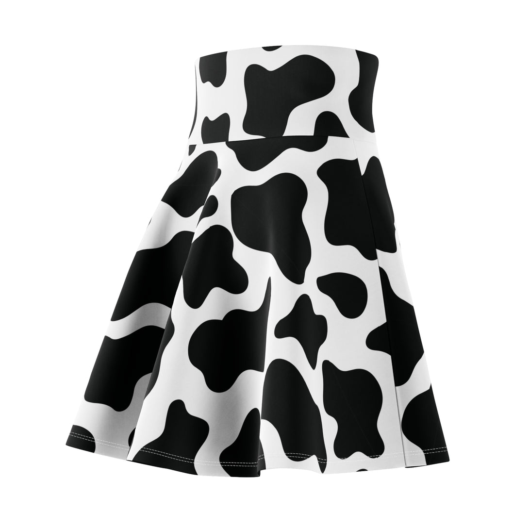 Cow Print Swing Skirt Skirt Restrained Grace   