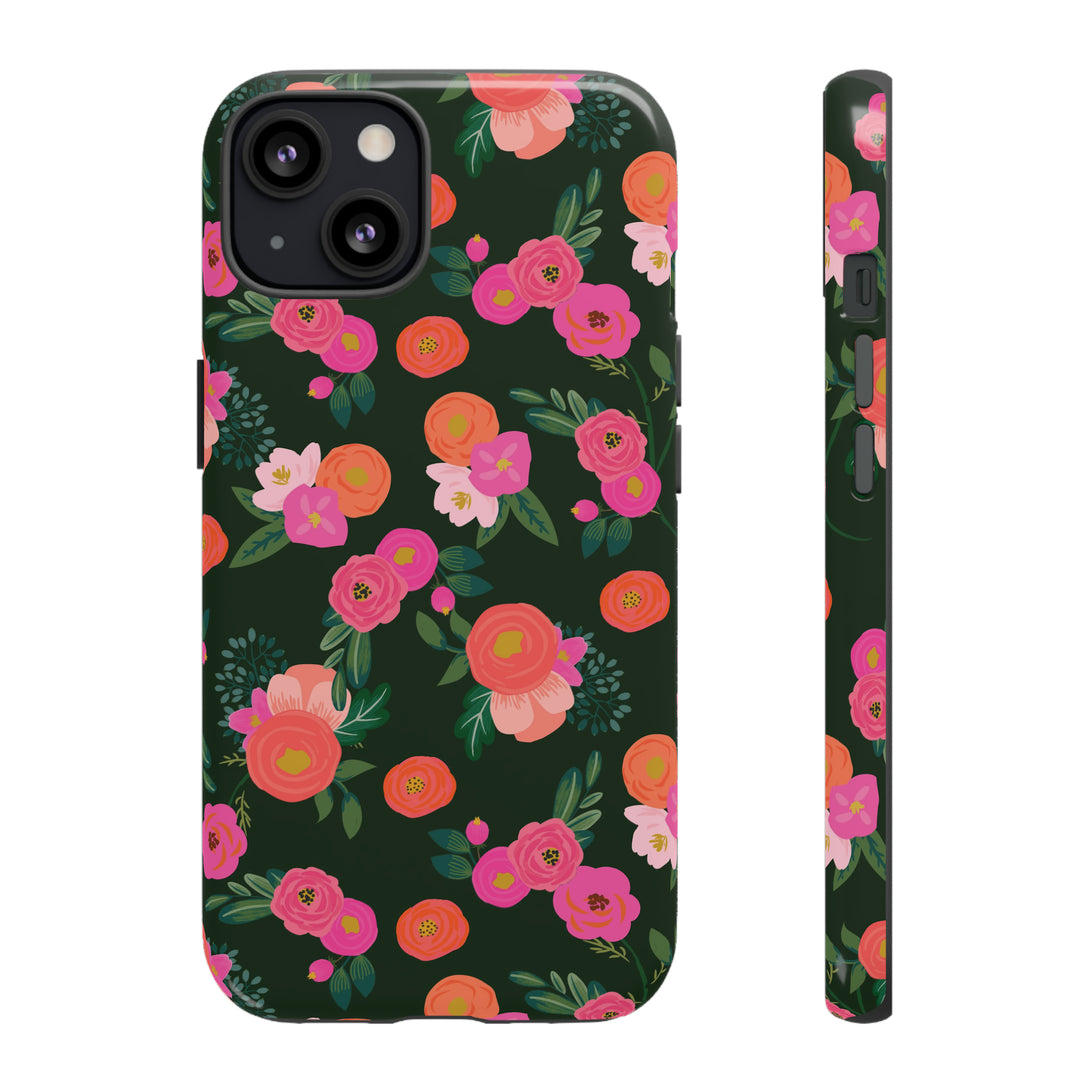 Miss Kit Floral Tough Phone Case Phone Case Restrained Grace   