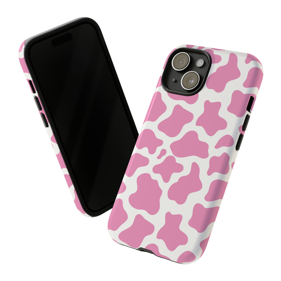 Pink Cow Phone Case Phone Case Restrained Grace iPhone 15 Glossy 