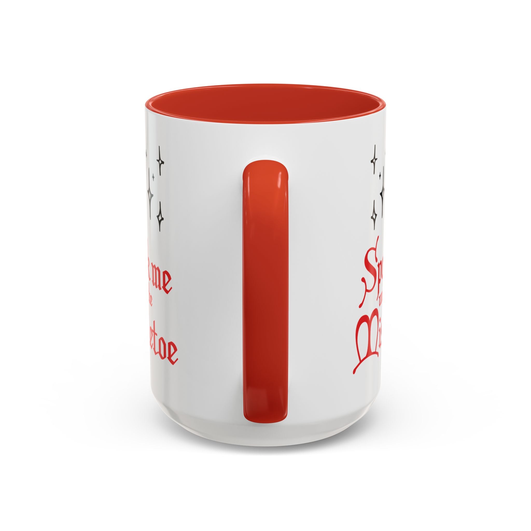 Spank Me Under the Mistletoe - Retro Christmas Mug Mug Restrained Grace   