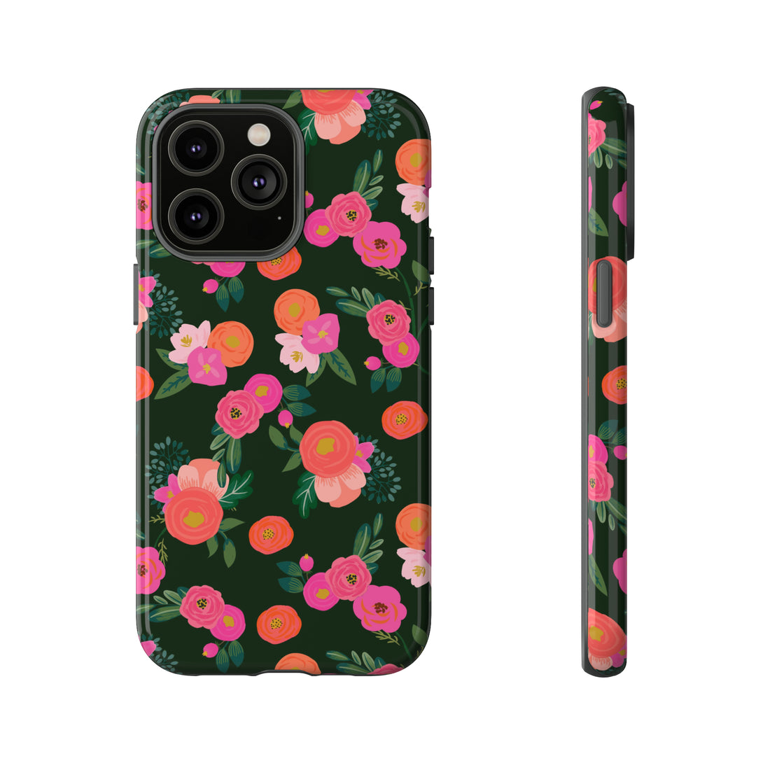 Miss Kit Floral Tough Phone Case Phone Case Restrained Grace   