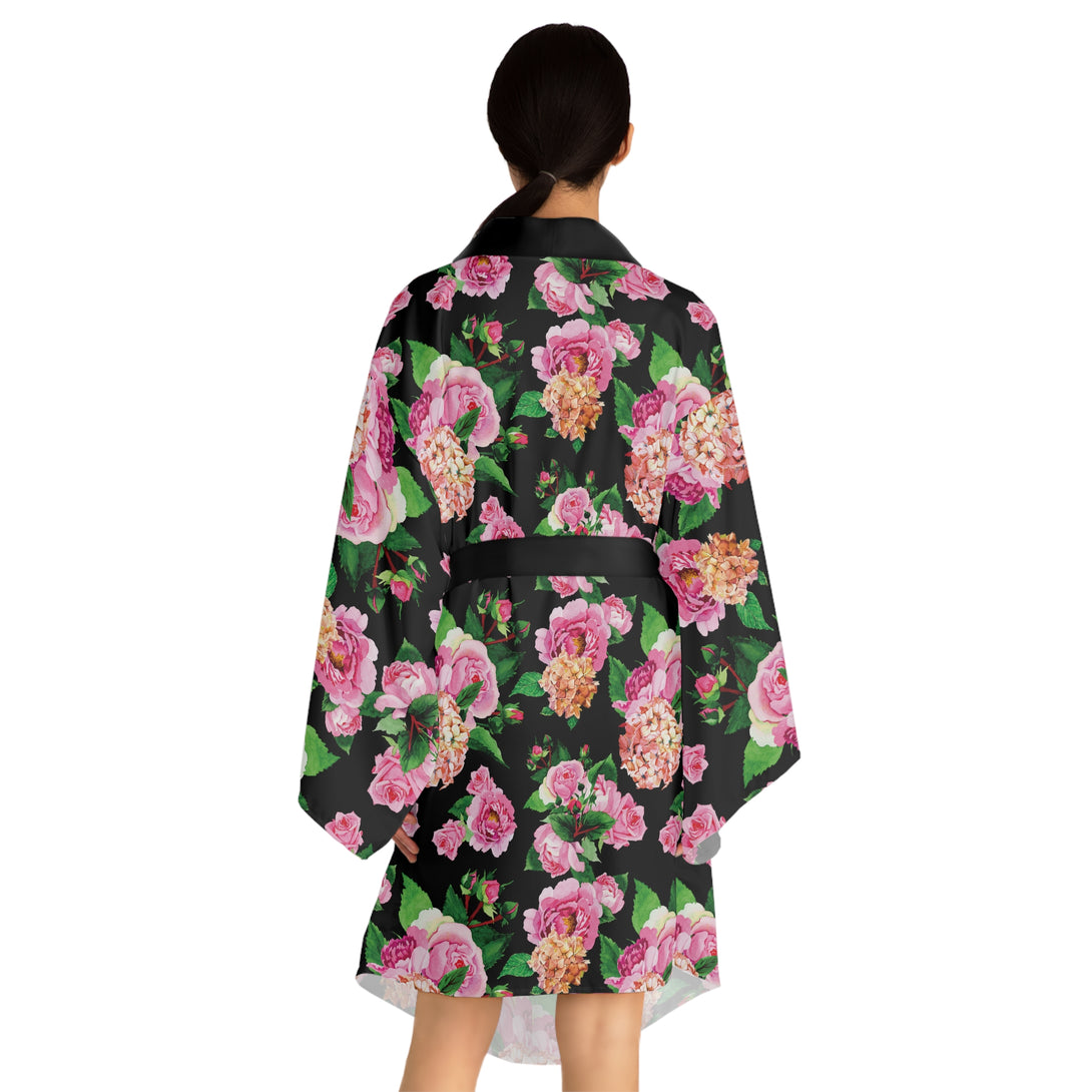 Sweet Wendie Floral Goth Cottagecore Kimono Robe Restrained Grace   
