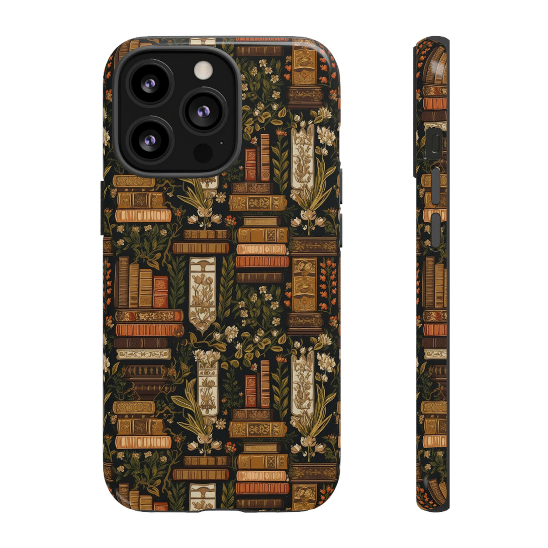 Dark Academia Floral Phone Case Phone Case Restrained Grace   