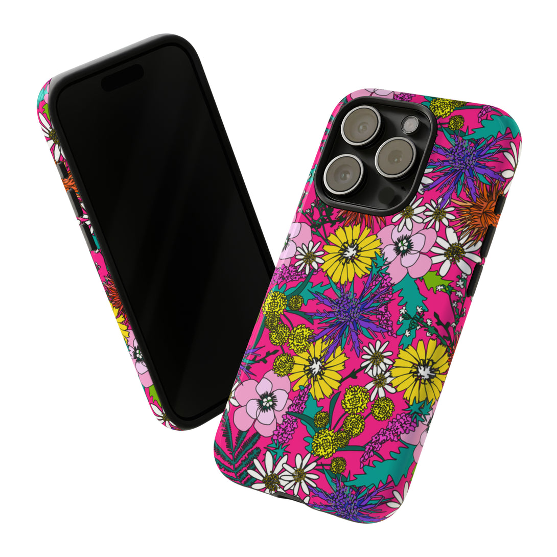Shaggin' Wagon Floral Phone Case Phone Case Restrained Grace iPhone 15 Pro Glossy 