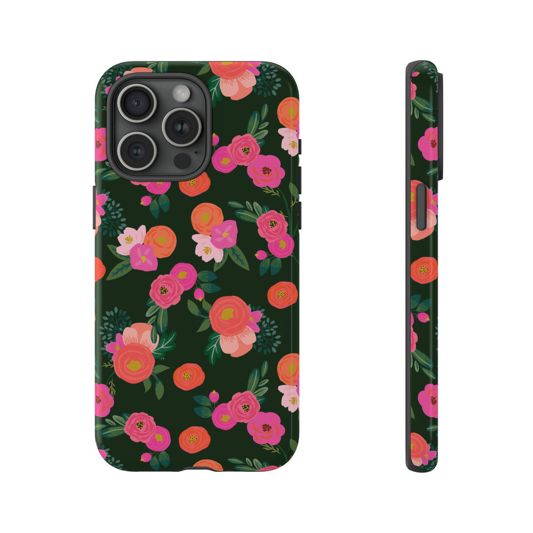 Miss Kit Floral Tough Phone Case Phone Case Restrained Grace   