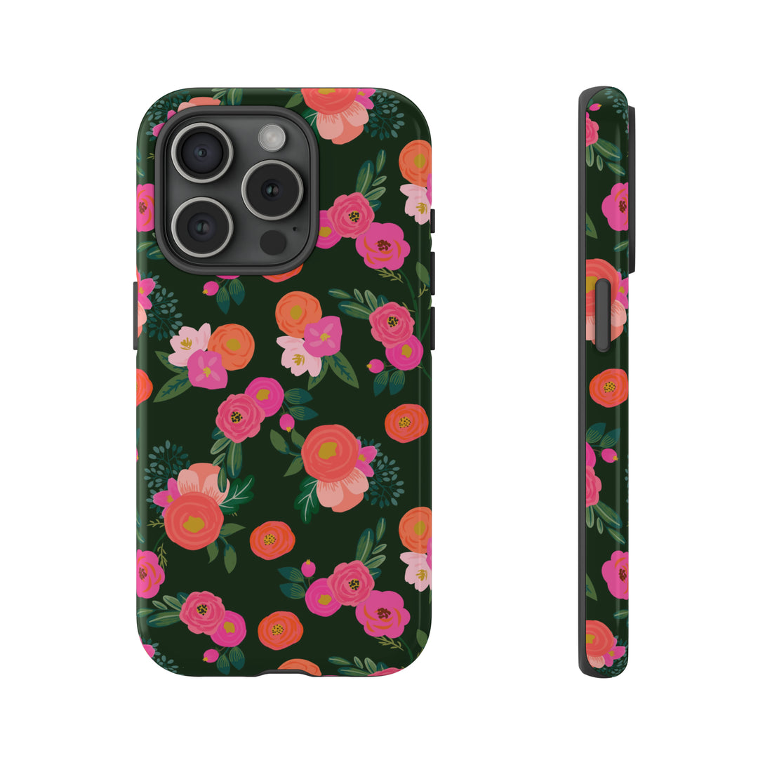 Miss Kit Floral Tough Phone Case Phone Case Restrained Grace   