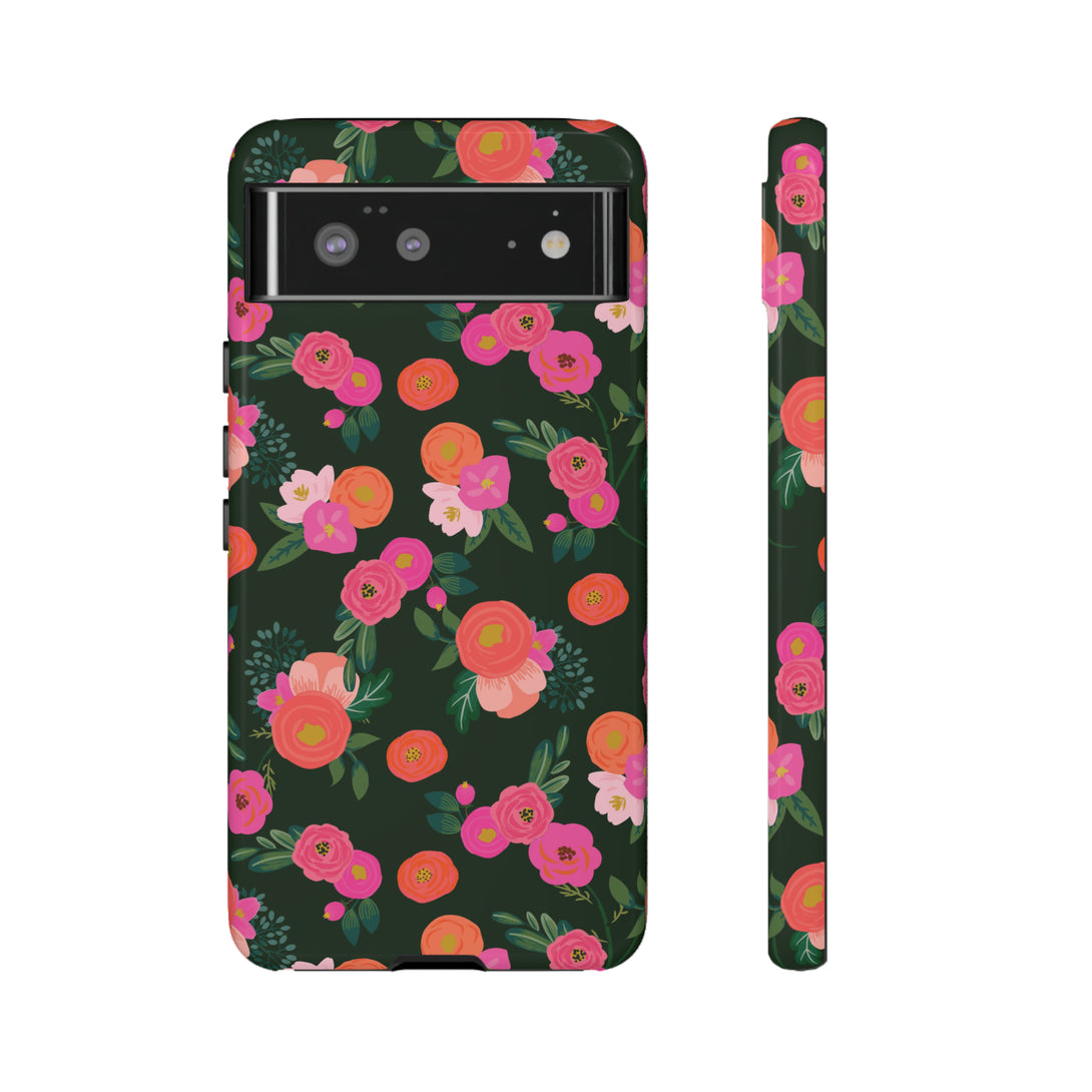 Miss Kit Floral Tough Phone Case Phone Case Restrained Grace   