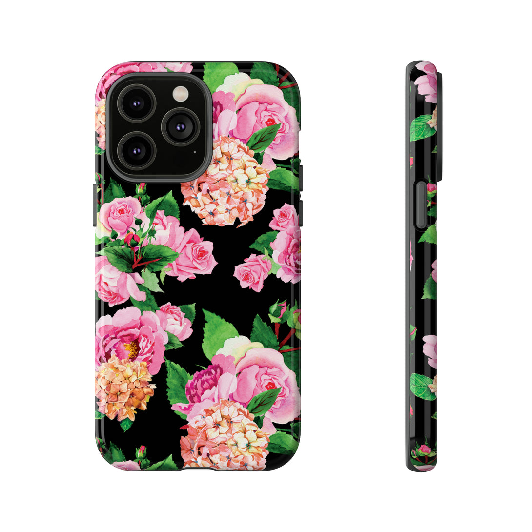 Sweet Wendie Floral Phone Case Phone Case Restrained Grace iPhone 14 Pro Max Glossy 