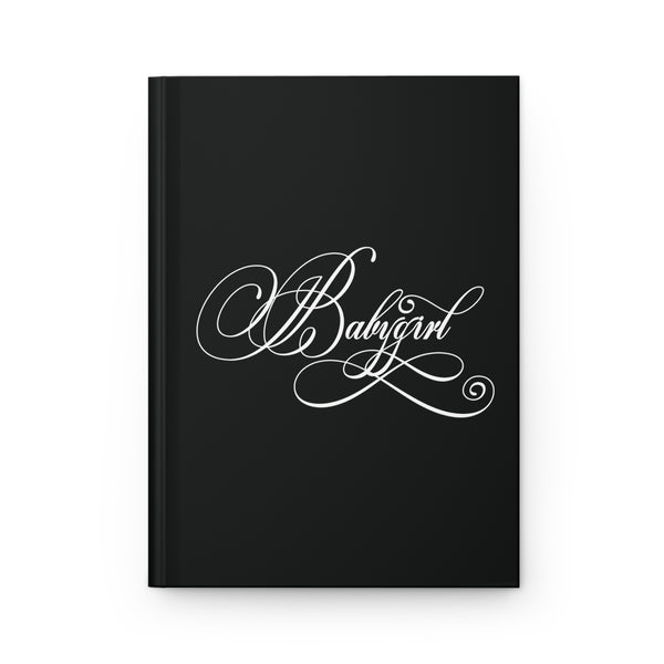 Babygirl Calligraphy Hardcover Journal Journal Restrained Grace Journal  