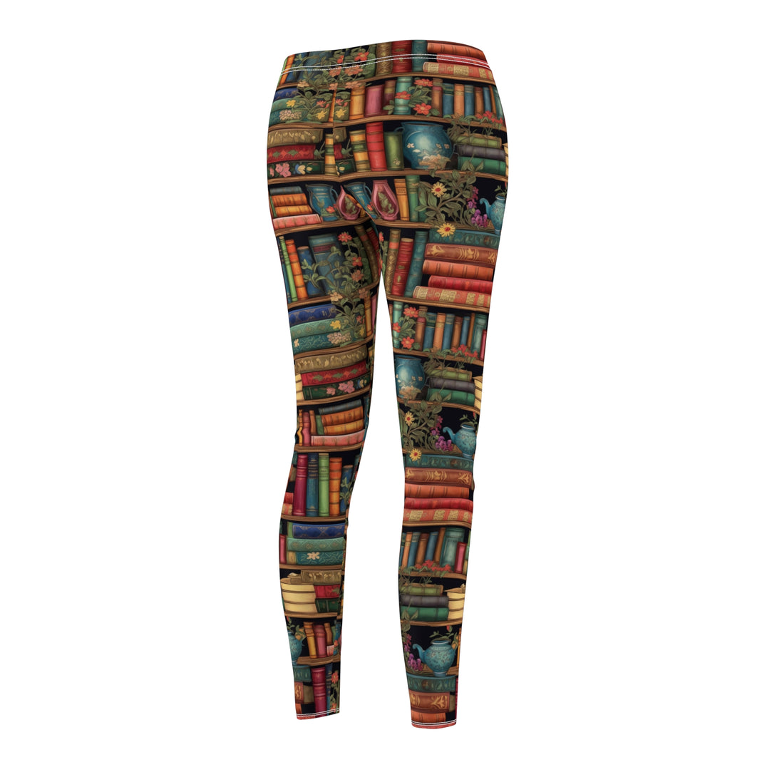 Beautiful Bookshelf Soft Touch Leggings Leggings Restrained Grace   