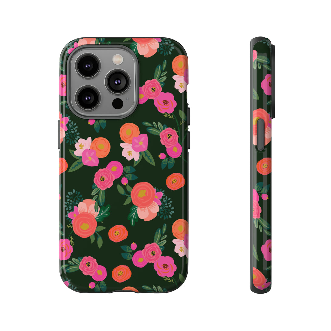 Miss Kit Floral Tough Phone Case Phone Case Restrained Grace   